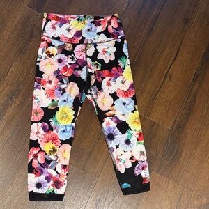 Old Navy Floral Leggings - Multicolor Medium M